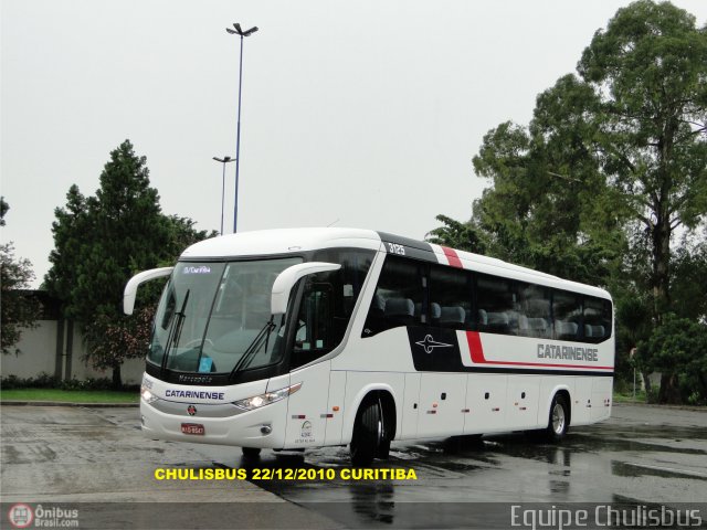 Auto Viação Catarinense 3125 na cidade de Curitiba, Paraná, Brasil, por Paulo Roberto Chulis. Número da foto: #296820.