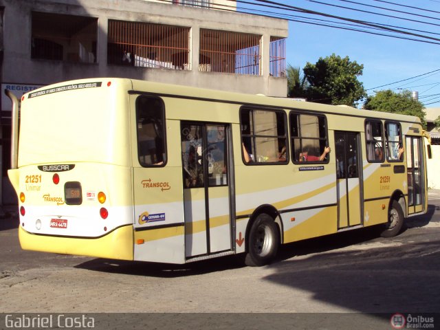 Unimar Transportes 21251 na cidade de Vila Velha, Espírito Santo, Brasil, por Gabriel Costa. ID da foto: 297784.