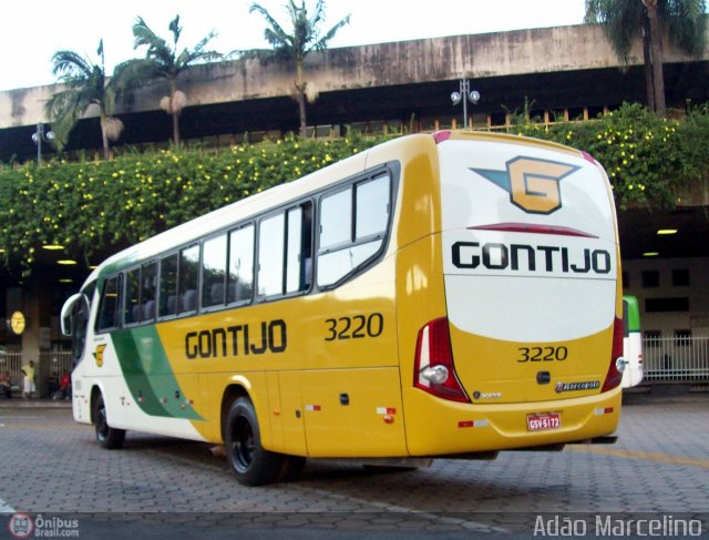 Empresa Gontijo de Transportes 3220 na cidade de Belo Horizonte, Minas Gerais, Brasil, por Adão Raimundo Marcelino. ID da foto: 298081.