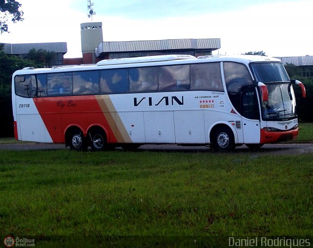 VIAN - Viação Anapolina 20710 na cidade de Anápolis, Goiás, Brasil, por Daniel Rodrigues. Número da foto: #298396.