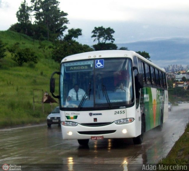 Viação Arcos 2455 na cidade de Belo Horizonte, Minas Gerais, Brasil, por Adão Raimundo Marcelino. ID da foto: 299065.