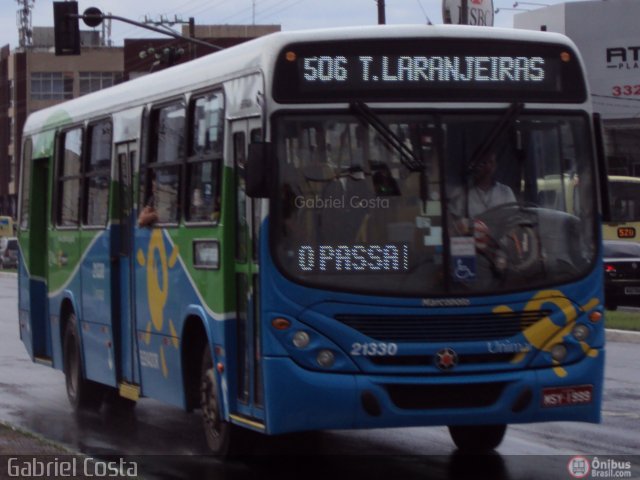 Unimar Transportes 21330 na cidade de Vitória, Espírito Santo, Brasil, por Gabriel Costa. ID da foto: 299596.