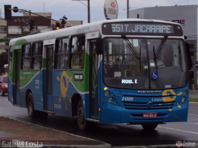 Unimar Transportes 21320 na cidade de Vitória, Espírito Santo, Brasil, por Gabriel Costa. ID da foto: 299567.