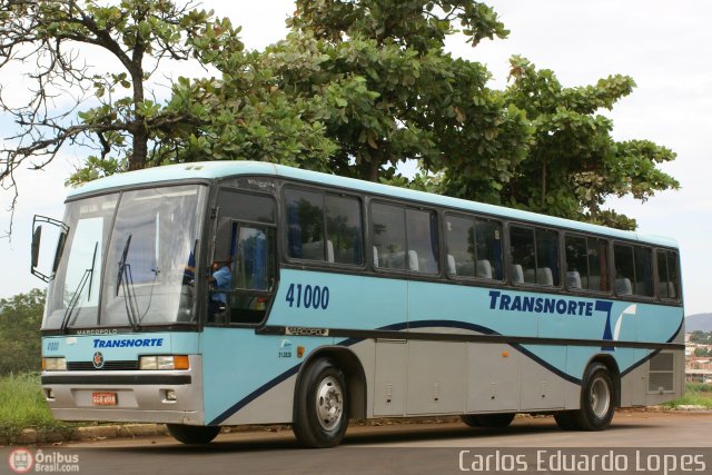 Transnorte - Transporte e Turismo Norte de Minas 41000 na cidade de Montes Claros, Minas Gerais, Brasil, por Carlos Eduardo Lopes. Número da foto: #299155.