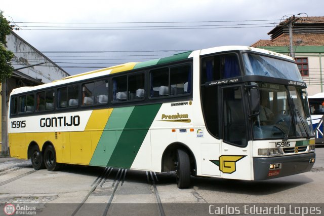 Empresa Gontijo de Transportes 15915 na cidade de Rio de Janeiro, Rio de Janeiro, Brasil, por Carlos Eduardo Lopes. ID da foto: 299151.