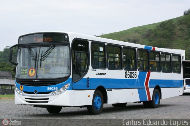 Auto Viação Jabour 86036 na cidade de Rio de Janeiro, Rio de Janeiro, Brasil, por Carlos Eduardo Lopes. Número da foto: #300984.