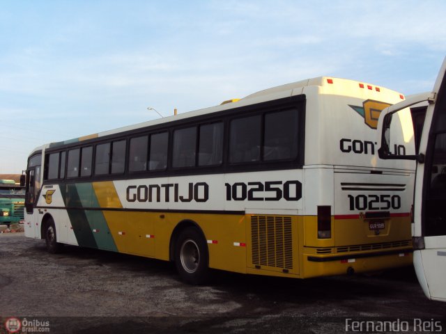 Empresa Gontijo de Transportes 10250 na cidade de Ribeirão Preto, São Paulo, Brasil, por Fernando Reis. Número da foto: #300217.