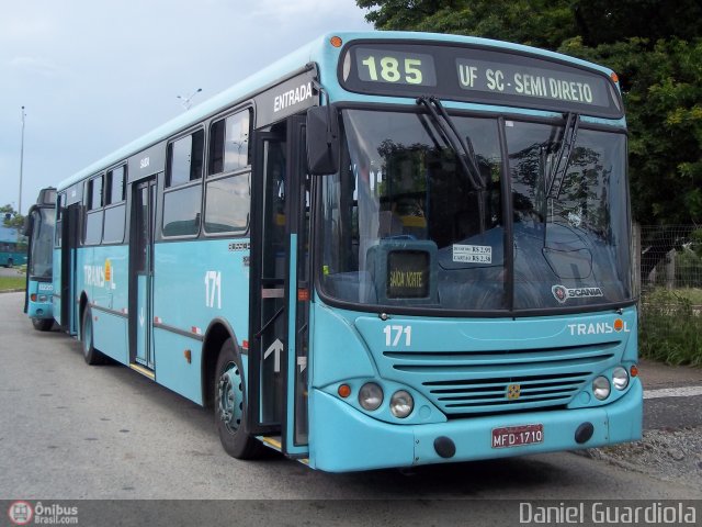 Transol Transportes Coletivos 171 na cidade de Florianópolis, Santa Catarina, Brasil, por Daniel Guardiola. Número da foto: #300658.