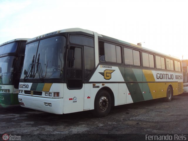 Empresa Gontijo de Transportes 10250 na cidade de Ribeirão Preto, São Paulo, Brasil, por Fernando Reis. Número da foto: #300218.