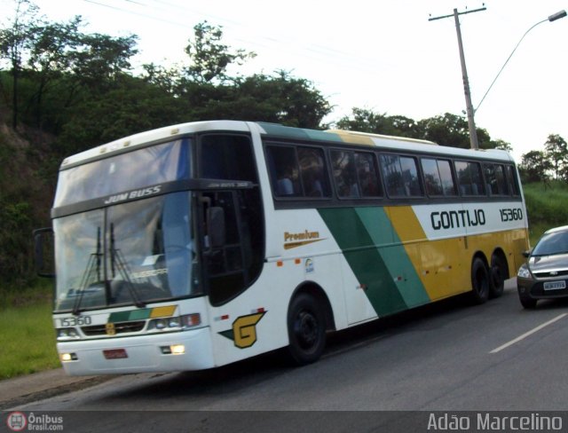 Empresa Gontijo de Transportes 15360 na cidade de Belo Horizonte, Minas Gerais, Brasil, por Adão Raimundo Marcelino. ID da foto: 301957.