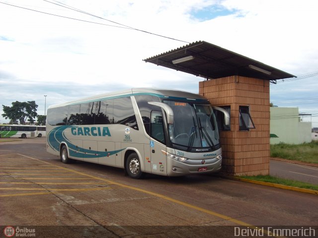 Viação Garcia 7616 na cidade de Cascavel, Paraná, Brasil, por Deivid Emmerich. ID da foto: 301733.