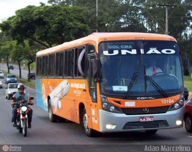 Expresso União 10164 na cidade de Belo Horizonte, Minas Gerais, Brasil, por Adão Raimundo Marcelino. ID da foto: 301954.