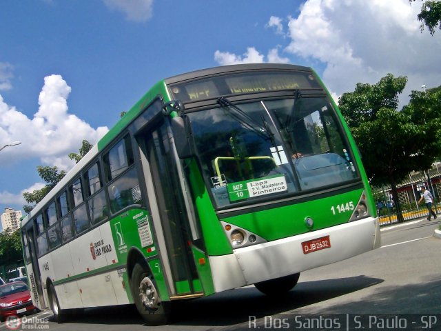 Viação Santa Brígida 1 1445 na cidade de São Paulo, São Paulo, Brasil, por Rafael Santos. Número da foto: #301847.