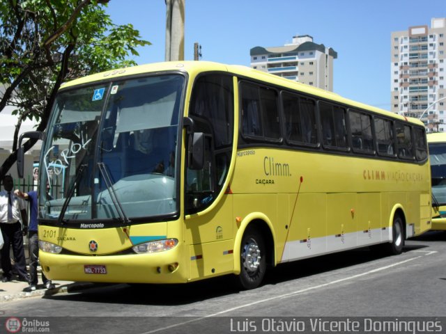 Kaissara - Viação Caiçara 2101 na cidade de Campos dos Goytacazes, Rio de Janeiro, Brasil, por Luis Otávio Vicente Domingues. ID da foto: 302528.