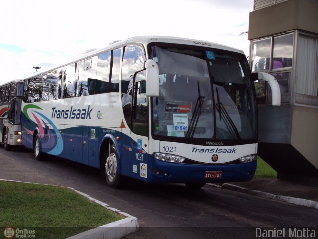 Trans Isaak Turismo 1021 na cidade de Florianópolis, Santa Catarina, Brasil, por Daniel Motta. ID da foto: 276983.