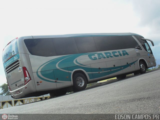 Viação Garcia 7546 na cidade de Ponta Grossa, Paraná, Brasil, por Edson Campos. Número da foto: #303834.