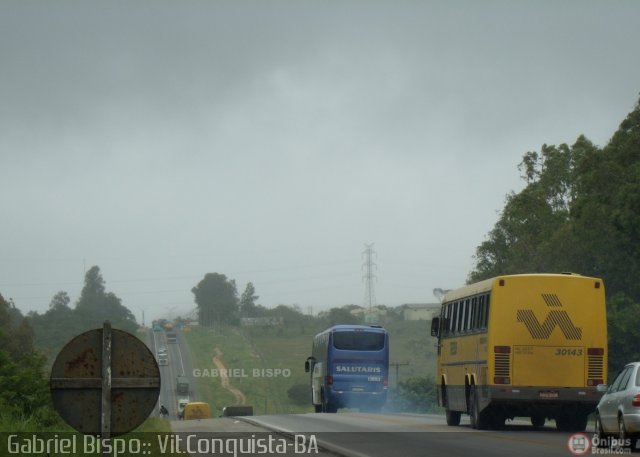 Viação Itapemirim 30143 na cidade de Vitória da Conquista, Bahia, Brasil, por Gabriel Bispo. Número da foto: #303197.