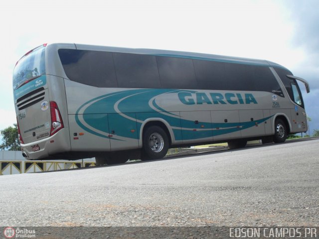 Viação Garcia 7546 na cidade de Ponta Grossa, Paraná, Brasil, por Edson Campos. Número da foto: #303842.