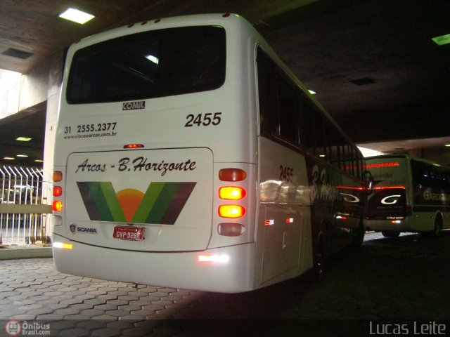 Viação Arcos 2455 na cidade de Belo Horizonte, Minas Gerais, Brasil, por Lucas Leite. Número da foto: #304108.