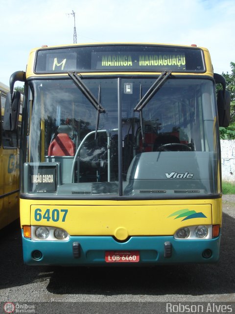 Viação Garcia 6407 na cidade de Mandaguaçu, Paraná, Brasil, por Robson Alves. Número da foto: #304049.