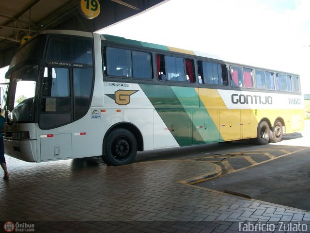 Empresa Gontijo de Transportes 11160 na cidade de Perdões, Minas Gerais, Brasil, por Fabricio do Nascimento Zulato. Número da foto: #304858.