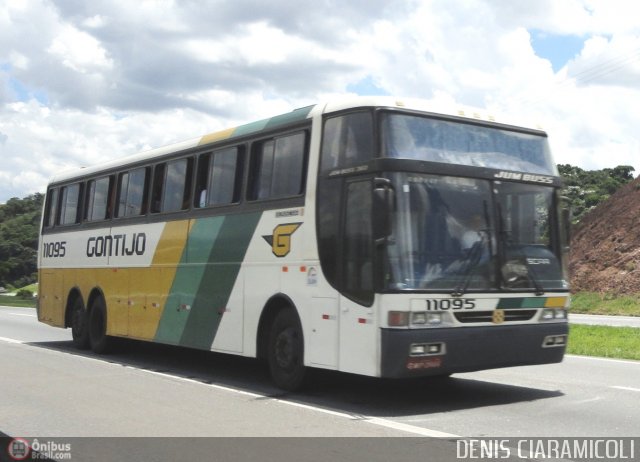 Empresa Gontijo de Transportes 11095 na cidade de Atibaia, São Paulo, Brasil, por Denis Ciaramicoli. Número da foto: #304129.