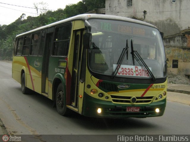 Divina Luz Transportes e Turismo RJ 611.023 na cidade de Belford Roxo, Rio de Janeiro, Brasil, por Filipe Rocha. Número da foto: #277726.