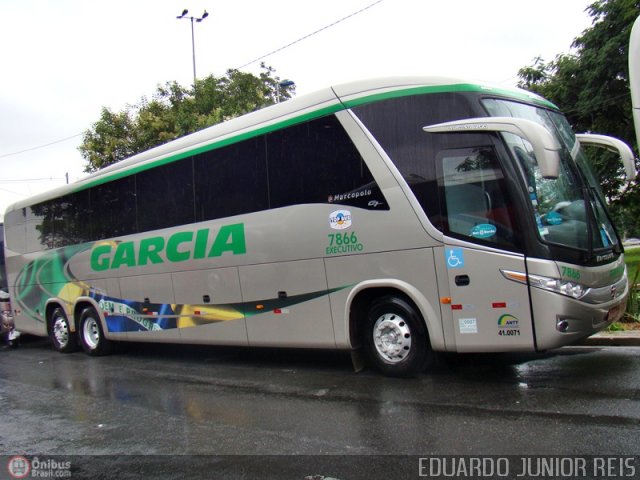 Viação Garcia 7866 na cidade de São Paulo, São Paulo, Brasil, por EDUARDO - SOROCABUS. Número da foto: #278566.