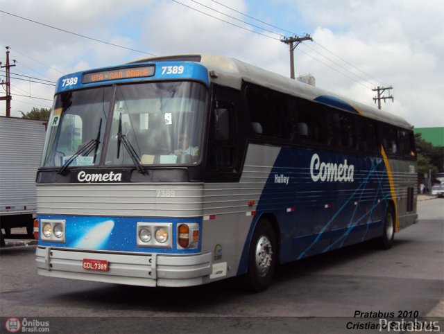 Viação Cometa 7389 na cidade de São Paulo, São Paulo, Brasil, por Cristiano Soares da Silva. ID da foto: 279416.