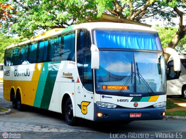 Empresa Gontijo de Transportes 14195 na cidade de Vitória, Espírito Santo, Brasil, por Lucas  Ribeiro. Número da foto: #279780.