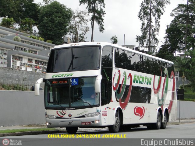 Eucatur - Empresa União Cascavel de Transportes e Turismo 4403 na cidade de Joinville, Santa Catarina, Brasil, por Paulo Roberto Chulis. Número da foto: #281341.