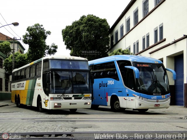 Empresa Gontijo de Transportes 15805 na cidade de Rio de Janeiro, Rio de Janeiro, Brasil, por Welder Dias. ID da foto: 282432.