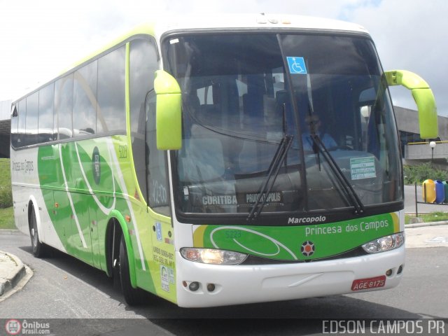 Expresso Princesa dos Campos 5223 na cidade de Ponta Grossa, Paraná, Brasil, por Edson Campos. Número da foto: #281797.