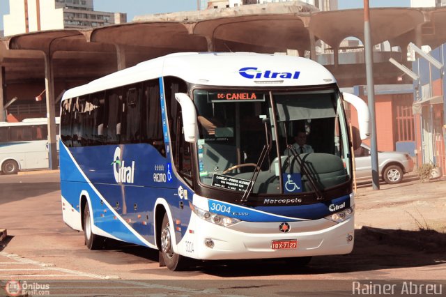Citral Transporte e Turismo 3004 na cidade de Porto Alegre, Rio Grande do Sul, Brasil, por Rainer Abreu. Número da foto: #282750.