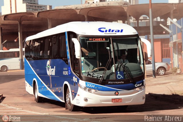 Citral Transporte e Turismo 3004 na cidade de Porto Alegre, Rio Grande do Sul, Brasil, por Rainer Abreu. ID da foto: 282750.