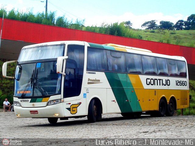 Empresa Gontijo de Transportes 12660 na cidade de João Monlevade, Minas Gerais, Brasil, por Lucas  Ribeiro. Número da foto: #283387.