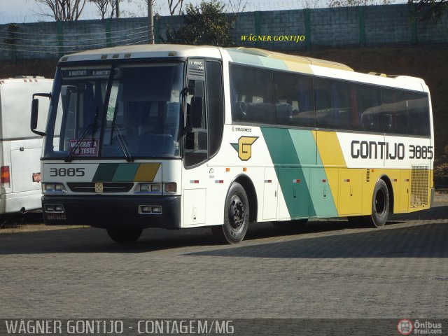 Empresa Gontijo de Transportes 3885 na cidade de Contagem, Minas Gerais, Brasil, por Wagner Gontijo Várzea da Palma-mg. Número da foto: #593542.