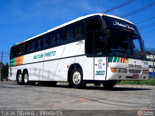 Viação Mutum Preto 3600 na cidade de Vitória, Espírito Santo, Brasil, por Lucas  Ribeiro. Número da foto: #593761.
