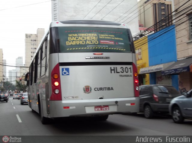 Auto Viação Redentor HL301 na cidade de Curitiba, Paraná, Brasil, por Andrews  Fuscolin. ID da foto: 594444.