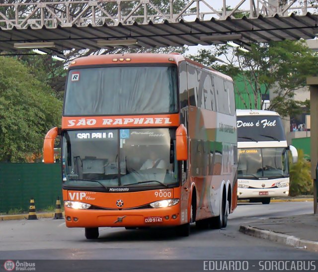 Viação São Raphael 9000 na cidade de São Paulo, São Paulo, Brasil, por EDUARDO - SOROCABUS. Número da foto: #593836.