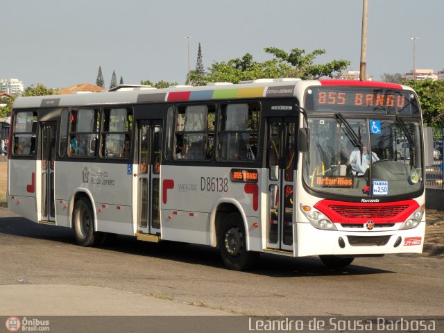 Auto Viação Jabour D86138 na cidade de Rio de Janeiro, Rio de Janeiro, Brasil, por Leandro de Sousa Barbosa. Número da foto: #594509.