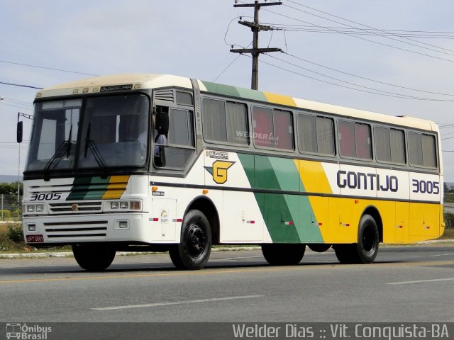 Empresa Gontijo de Transportes 3005 na cidade de Vitória da Conquista, Bahia, Brasil, por Welder Dias. Número da foto: #610539.