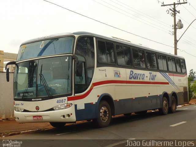 Barra-Tur 4087 na cidade de Jaú, São Paulo, Brasil, por João Guilherme Lopes. Número da foto: #610362.