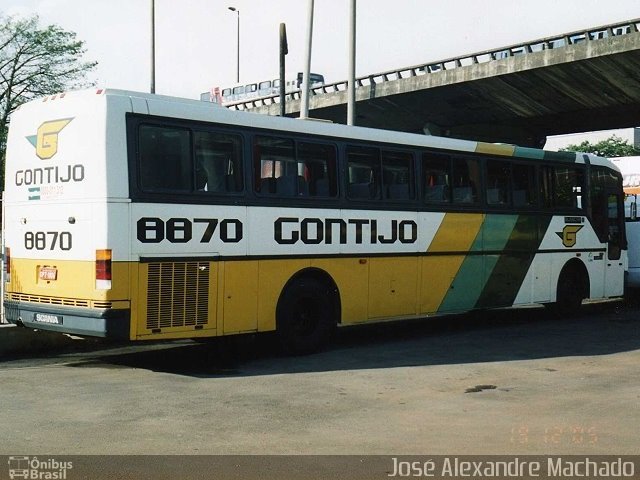 Empresa Gontijo de Transportes 8870 na cidade de Belo Horizonte, Minas Gerais, Brasil, por J. Alexandre Machado. ID da foto: 610391.