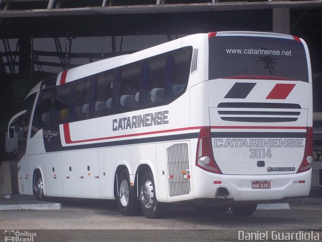 Auto Viação Catarinense 3014 na cidade de Florianópolis, Santa Catarina, Brasil, por Daniel Guardiola. Número da foto: #610641.