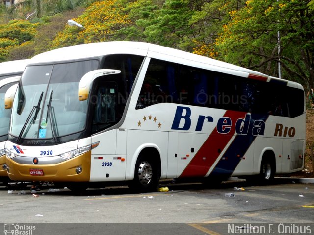 Breda Rio 3930 na cidade de Aparecida, São Paulo, Brasil, por Nerilton F.  ônibus. ID da foto: 610884.