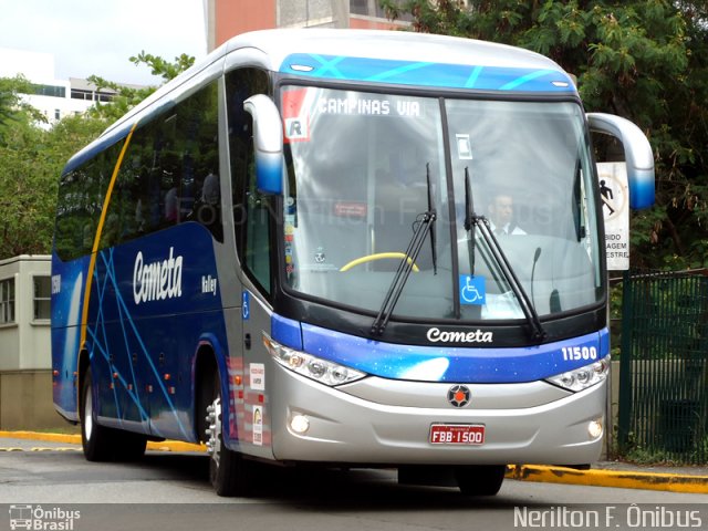 Viação Cometa 11500 na cidade de São Paulo, São Paulo, Brasil, por Nerilton F.  ônibus. ID da foto: 610812.