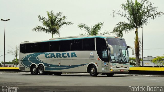 Viação Garcia 7660 na cidade de Londrina, Paraná, Brasil, por Patrick Rocha. Número da foto: #611127.