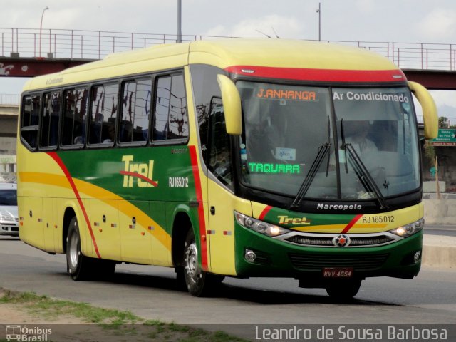 TREL - Transturismo Rei RJ 165.012 na cidade de Rio de Janeiro, Rio de Janeiro, Brasil, por Leandro de Sousa Barbosa. Número da foto: #609742.