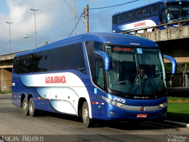 Viação Águia Branca 24170 na cidade de Vitória, Espírito Santo, Brasil, por Lucas  Ribeiro. Número da foto: #610079.